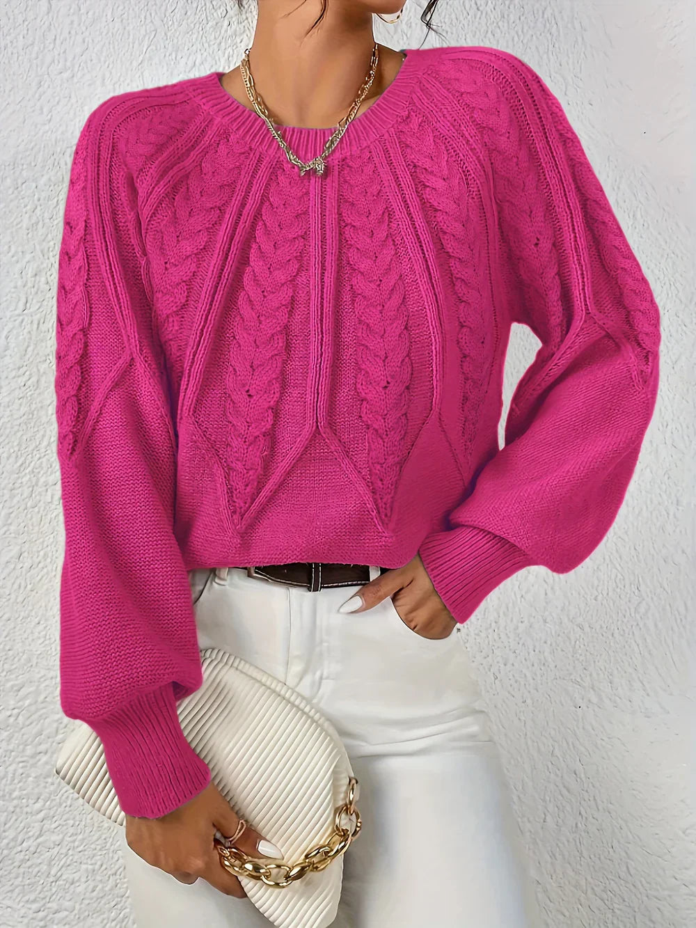 KNITTED SWEATERS AND TOPS