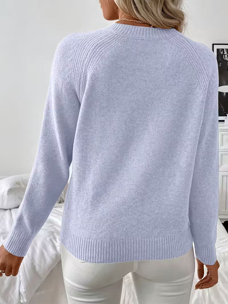 Helena™ | Long Sleeve Knitted Sweater