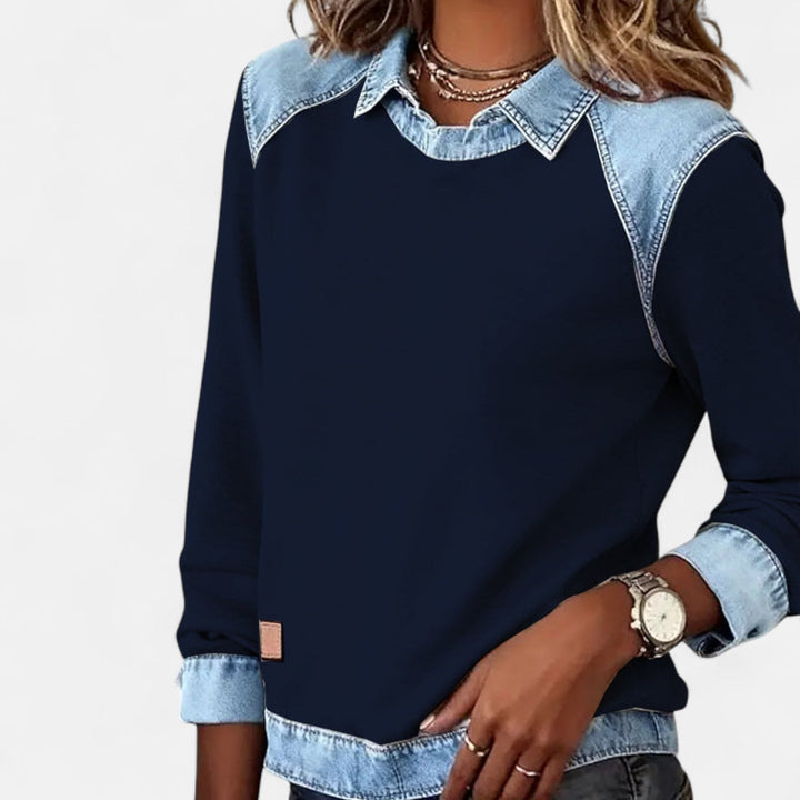 Rochelle™ | Trendy Long Sleeve Sweater