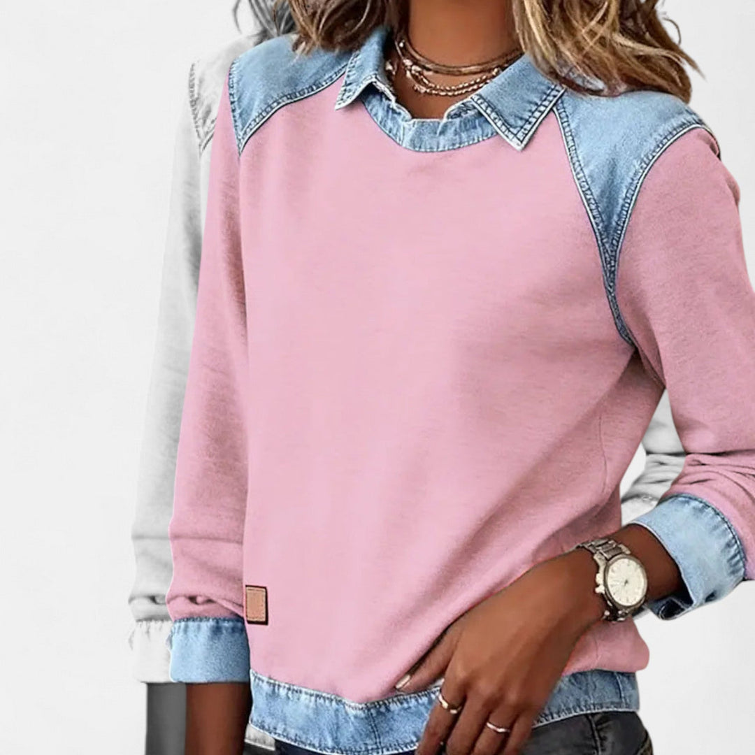 Rochelle™ | Trendy Long Sleeve Sweater