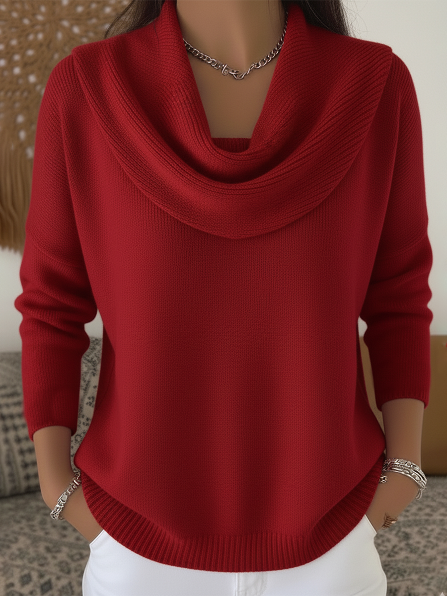 Katherina™ | Stylish Cowl Collar Sweater