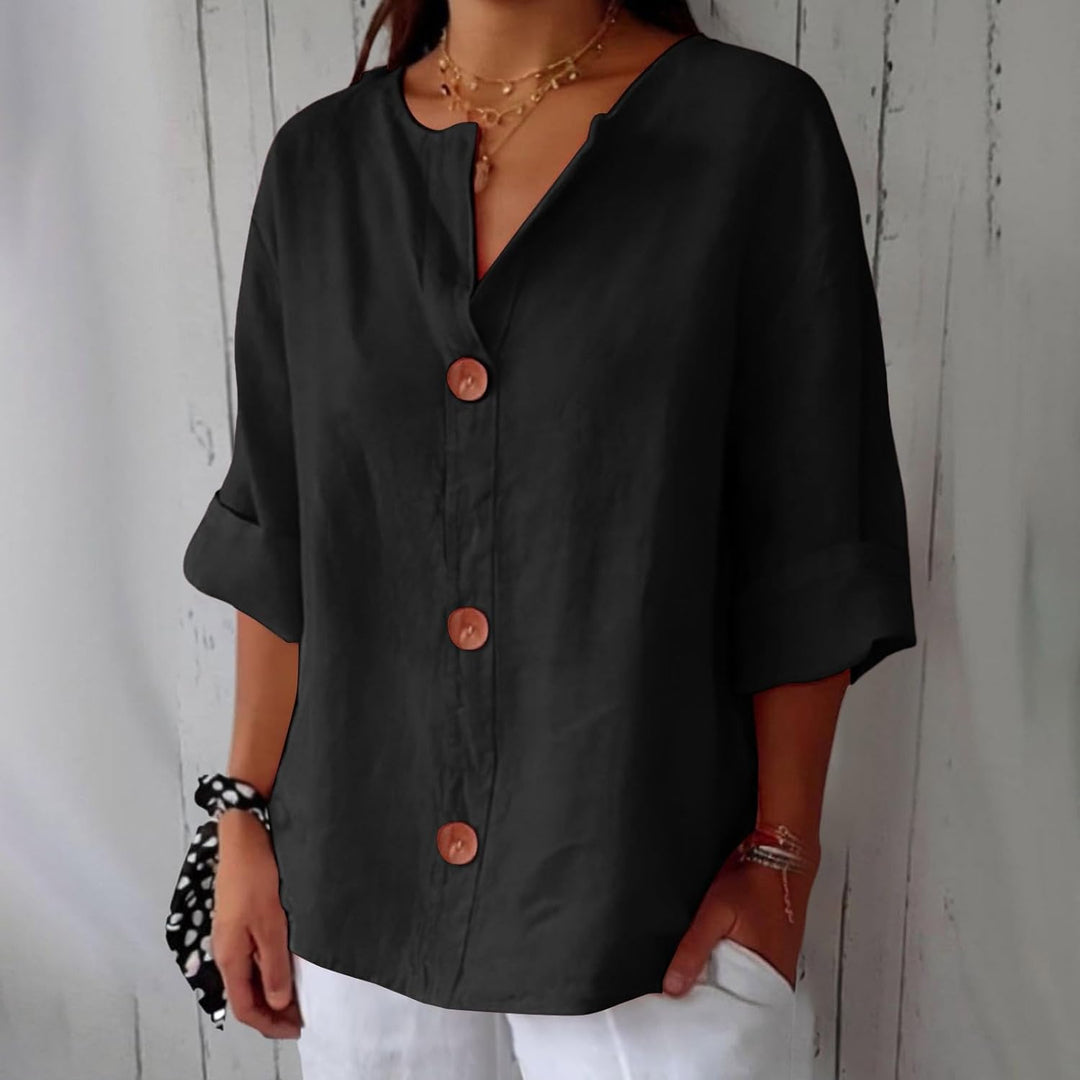 Candice | Loose-fitting Elegant Blouse
