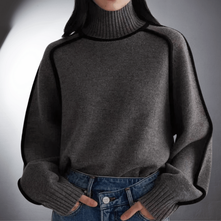 Victoria™| Bio Turtleneck Sweater with Premium Comfort