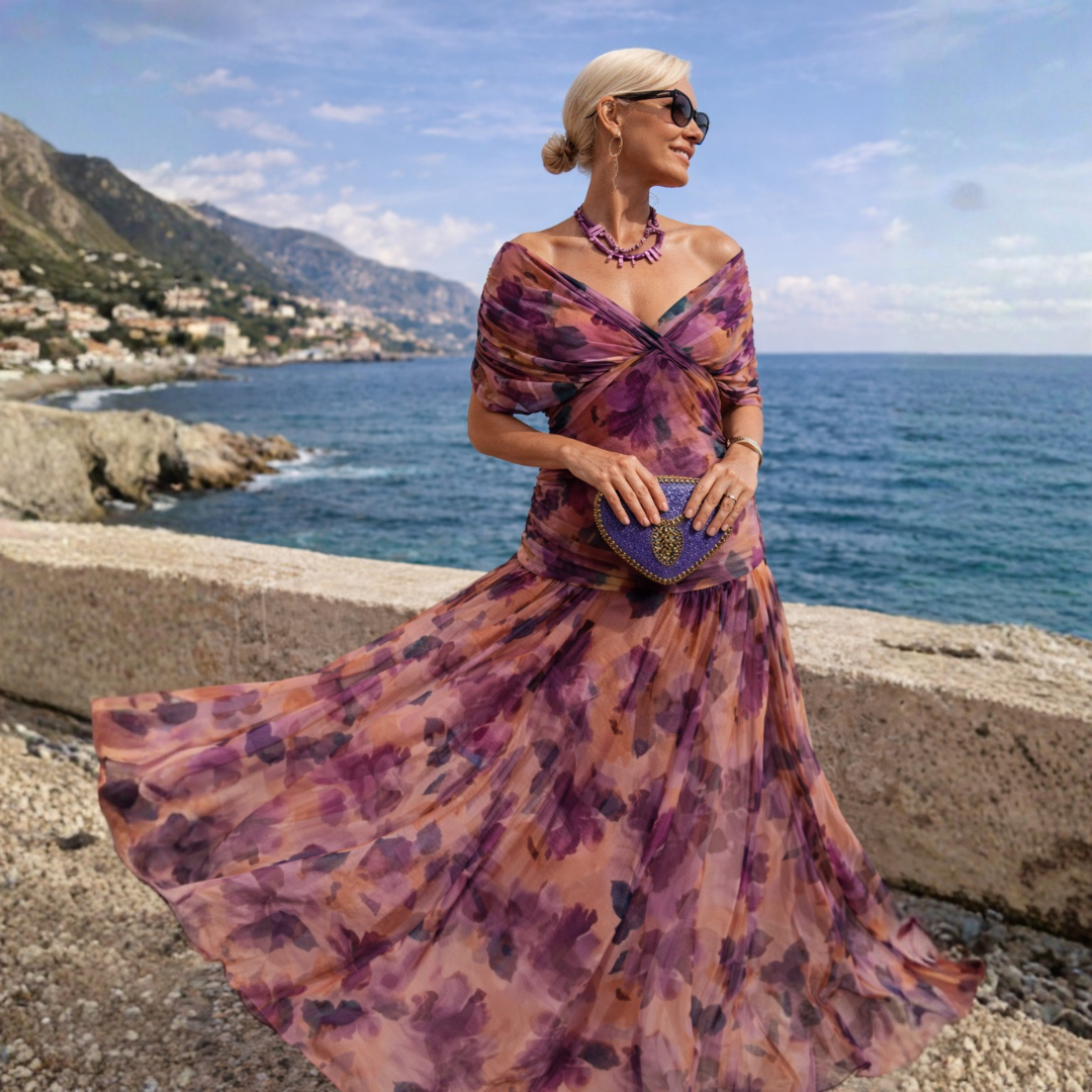 Carmen| Off Shoulder Maxi Dress