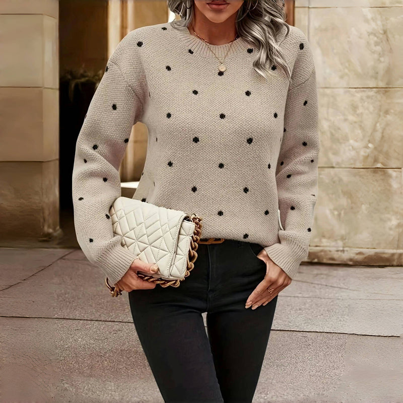 Clara™ | Cozy Dot Sweater