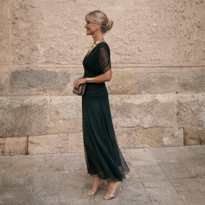 Carmen| Off Shoulder Maxi Dress