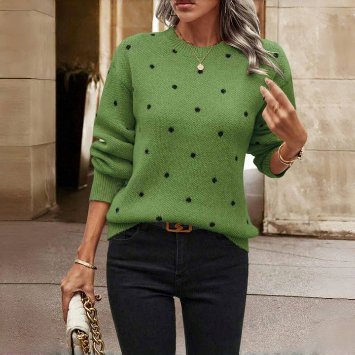 Clara™ | Cozy Dot Sweater