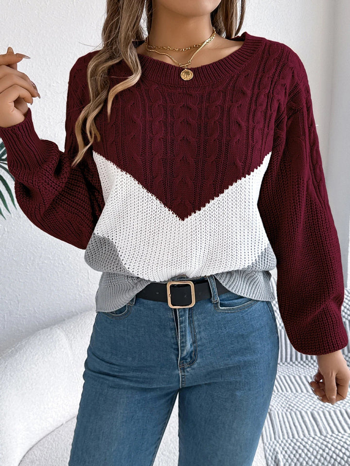 Bridget™ | Chevron Stitch Pullover