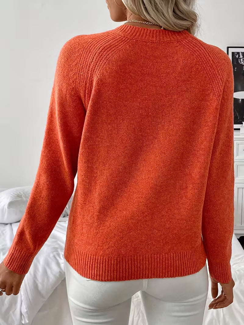 Helena™ | Long Sleeve Knitted Sweater
