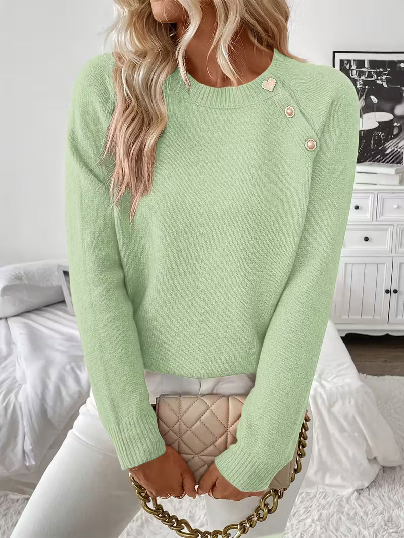 Helena™ | Long Sleeve Knitted Sweater