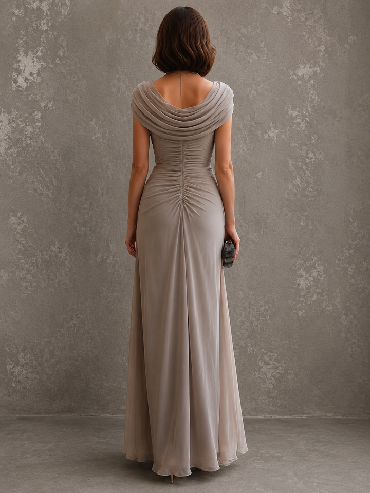 Suzanne | Elevated coastal maxi with flowing drape